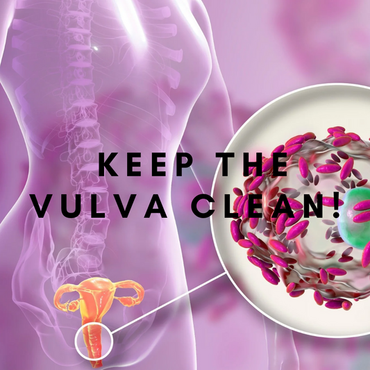 It is important to keep the vulva clean!