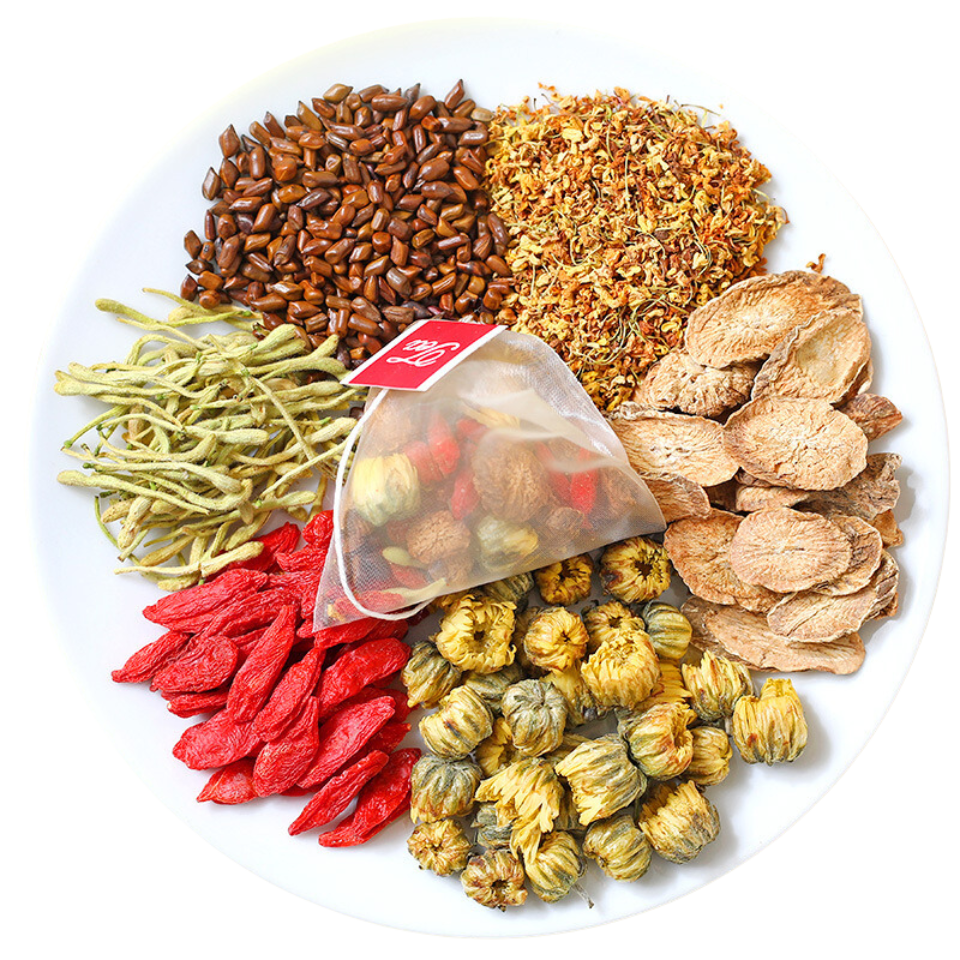 Anti Hypertension Tea Chrysanthemum cassia orange peel burdock root tea to Prevent high blood pressure