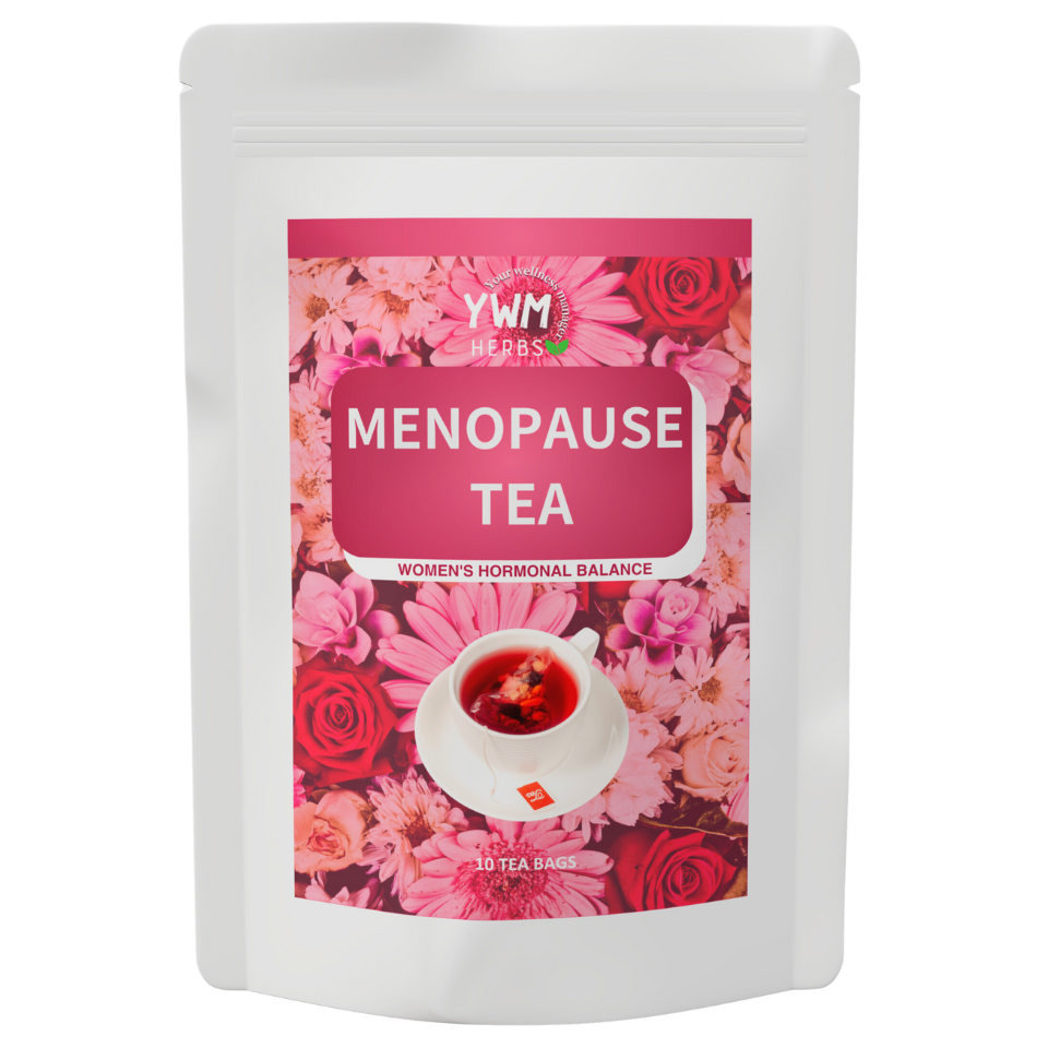 Menopause Perimenopause support Tea Alleviates Hot Flashes, Night Sweats, Mood Swings