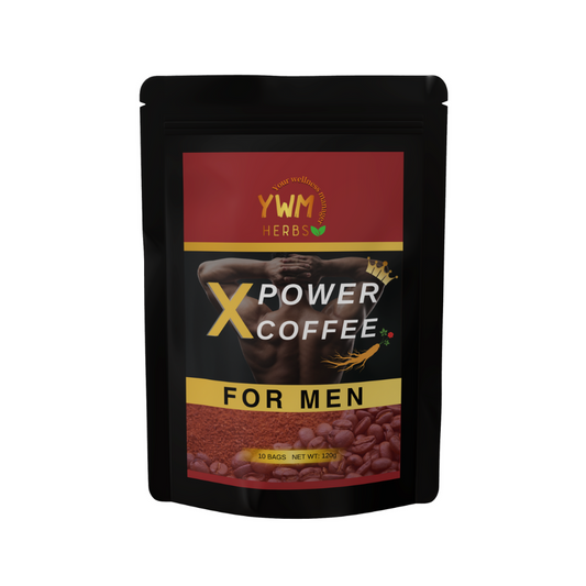 Maca ginseng herbal X-power coffee for men sexual enhancement prolong delay