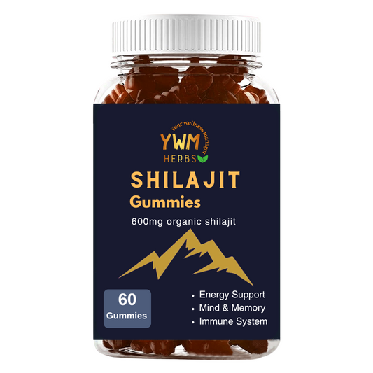 Natural Shilajit resin gummies supplement